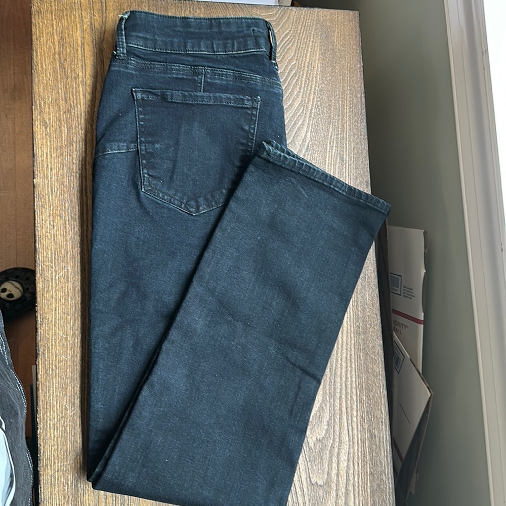 Women’s NYDJ Marilyn Straight Black Jeans size 10p